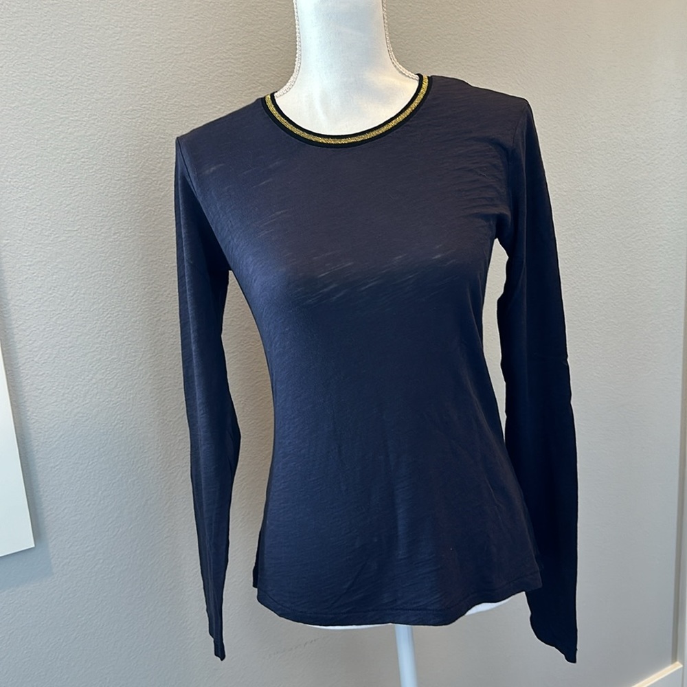 Goldie Lewinter Metallic Tipped Shirt